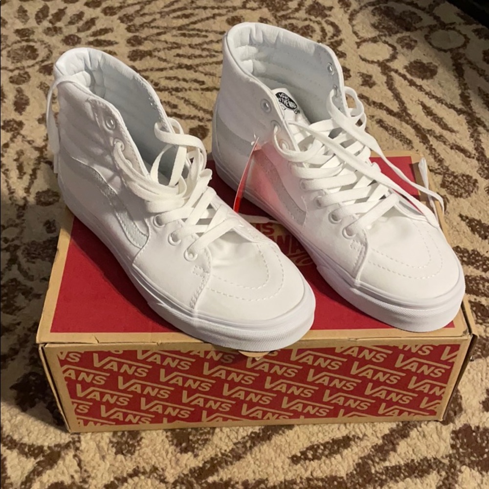 NWT White Vans